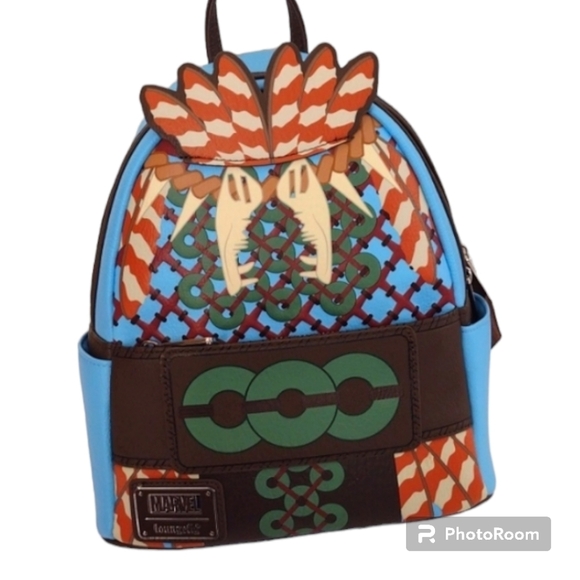 NWT Loungefly Black Panther Mini Backpack Marvel Wakanda - Picture 2 of 9